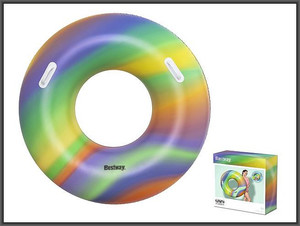 Bestway Inflatable Swim Ring Rainbow 119cm 12+