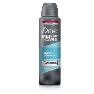Dove Antiperspirant Men Care Clean Comfort Spray 150ml