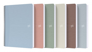 Spiral Notebook A4 Oxford My Rec Up 90 Pages Squared 1pc, assorted colours
