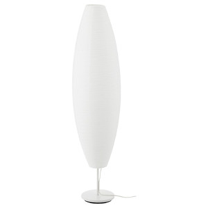SOLLEFTEÅ Floor lamp, oval, white