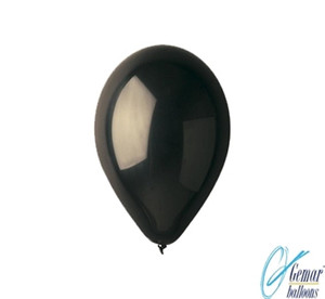 Balloons Pastel 10" 100pcs, black