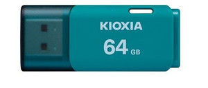 Kioxia Pen Drive USB Flash Drive Hayabusa U202 64GB USB 2.0 Aqua