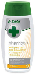 Dr Seidel Dog Shampoo with Pine Tar & Biosulphur 220ml