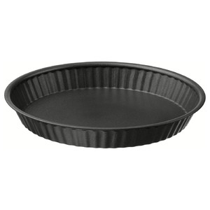 MÅNTAGG Pie dish, non-stick coating dark grey, 30 cm