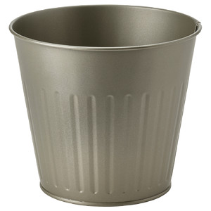 CITRONMELISS Plant pot, in/outdoor/grey, 15 cm