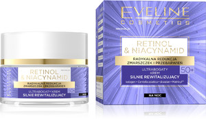 EVELINE Retinol & Niacynamide Strongly Revitalising Night Cream 50+ 50ml