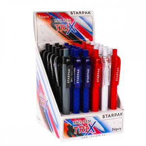 Starpak Retractable Ball Pen Trix 36pcs