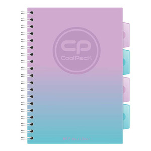 Spiral Notebook Project Book B5 100 Squared PP, blueberry