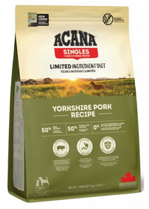 Acana Singles Yorkshire Pork Dry Dog Food 2kg