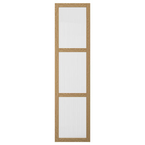 TONSTAD Door, oak/veneer glass, 50x195 cm