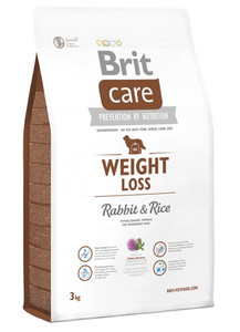 Brit Care Dog Food New Weight Loss Rabbit & Rice 3kg