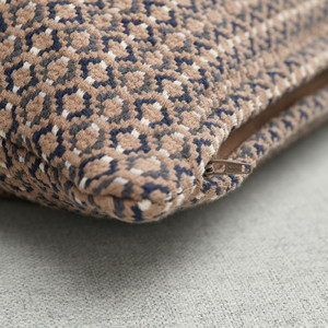 MOROTSMOTT Cushion cover, grey-beige/anthracite, 50x50 cm