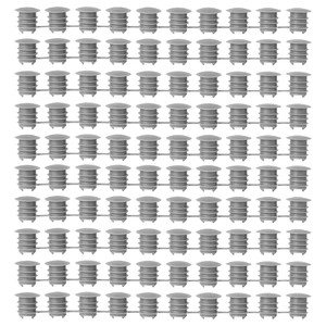 KOMPLEMENT Cover cap, dark grey, 100 pack