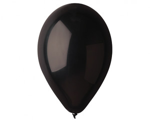 Balloons Pastel 25cm 10pcs, black