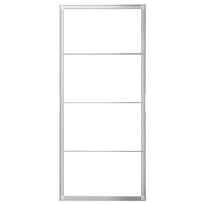 SKYTTA Sliding door frame, aluminium, 102x231 cm