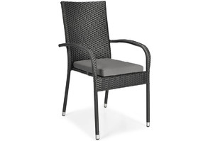 Outdoor Chair MALAGA, black