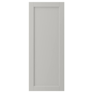 LERHYTTAN Door, light grey, 40x100 cm