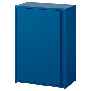 SUNDSÖ Cabinet, dark blue outdoor/indoor, 60x35x86 cm