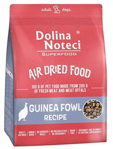 Dolina Noteci Superfood Air Dried Dry Dog Food Guinea Fowl Recipe 1kg