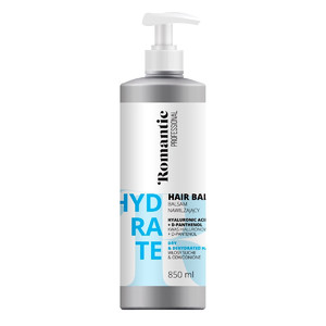 Romantic Professional Hair Balm for Dry Hair Hyaluronic Acid & D-Panthenol 850ml