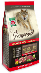 Primordial Dog Dry Food Grain Free Mini Adult Wild Boar & Lamb 2kg