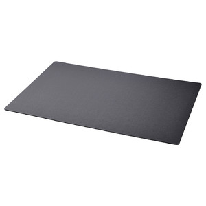 SKRUTT Desk pad, black, 65x45 cm