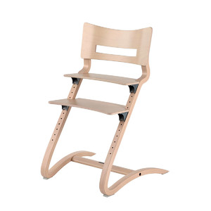 LEANDER Classic™ high chair without safety bar, whitewash