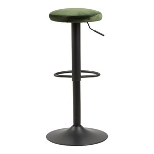 Bar Stool Finch, velvet, Forest green
