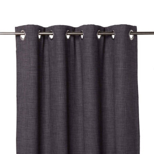 Curtain GoodHome Novan 140x260cm, dark grey