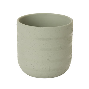 Ceramic Plant Pot GoodHome 12 cm, grey