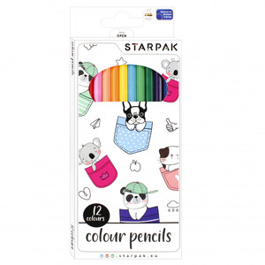 Starpak Colour Pencils 12 Colours Minis