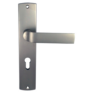 Schaffner Door Handle Cesare 72 mm Yale, matt nickel