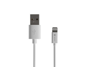 NATEC USB Cable LIGHTNING(M)->USB-A(M) Prati 1m, white