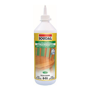 Soudal Quick-drying Wood Adhesive 64A 750 ml