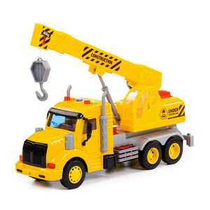 Construction Truck Crane Light & Sound 3+