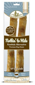 Nothin' to Hide Large Rolls Beef Dog Chew 26cm 2pcs/180g