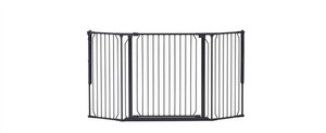 Baby Dan Carl Wide outdoor safety gate, black
