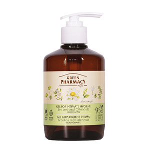 Green Pharmacy Normalizing Intimate Hygiene Gel Marigold & Tea Tree Vegan 95% Natural 370ml