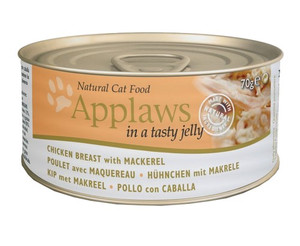 Applaws Natural Cat Food Chicken Breast with Mackerel in Jelly 70g