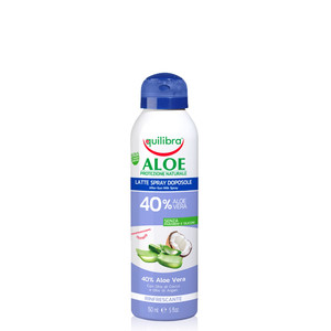 Equilibra Aloe After Sun Milk Spray 40% Aloe Vera 150ml