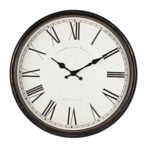 Wall Clock Splendid Hilton 40.5 x 40.5 cm, brown