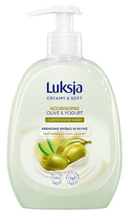 Luksja Creamy & Soft Nourishing Hand Wash Olive & Yogurt 93% Natural Vegan 500ml