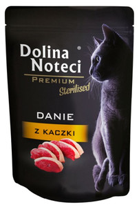 Dolina Noteci Premium Dish Sterilised Wet Cat Food with Duck 85g