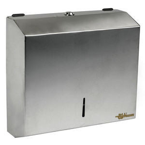 Masterline Toilet Tissue Dispenser, brushed steel matt