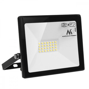 MacLean LED Slim 20W Floodlight 1600lm IP65 MCE520 CW