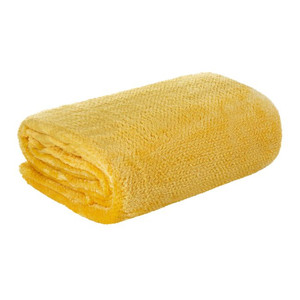 Blanket Ricky 150 x 180 cm, mustard yellow