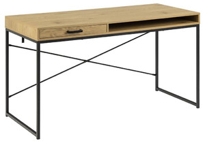 Desk with Drawer Seaford, natural