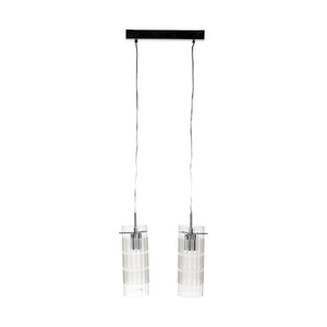 Pendant Lamp Max 2 x 40W E27, chrome