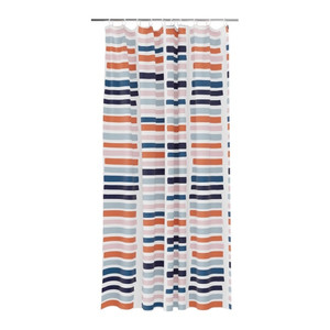 Shower Curtain GoodHome Kina 180 x 200 cm, multicolour stripes