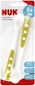 NUK Feeding Spoon 2pcs 6m+, green